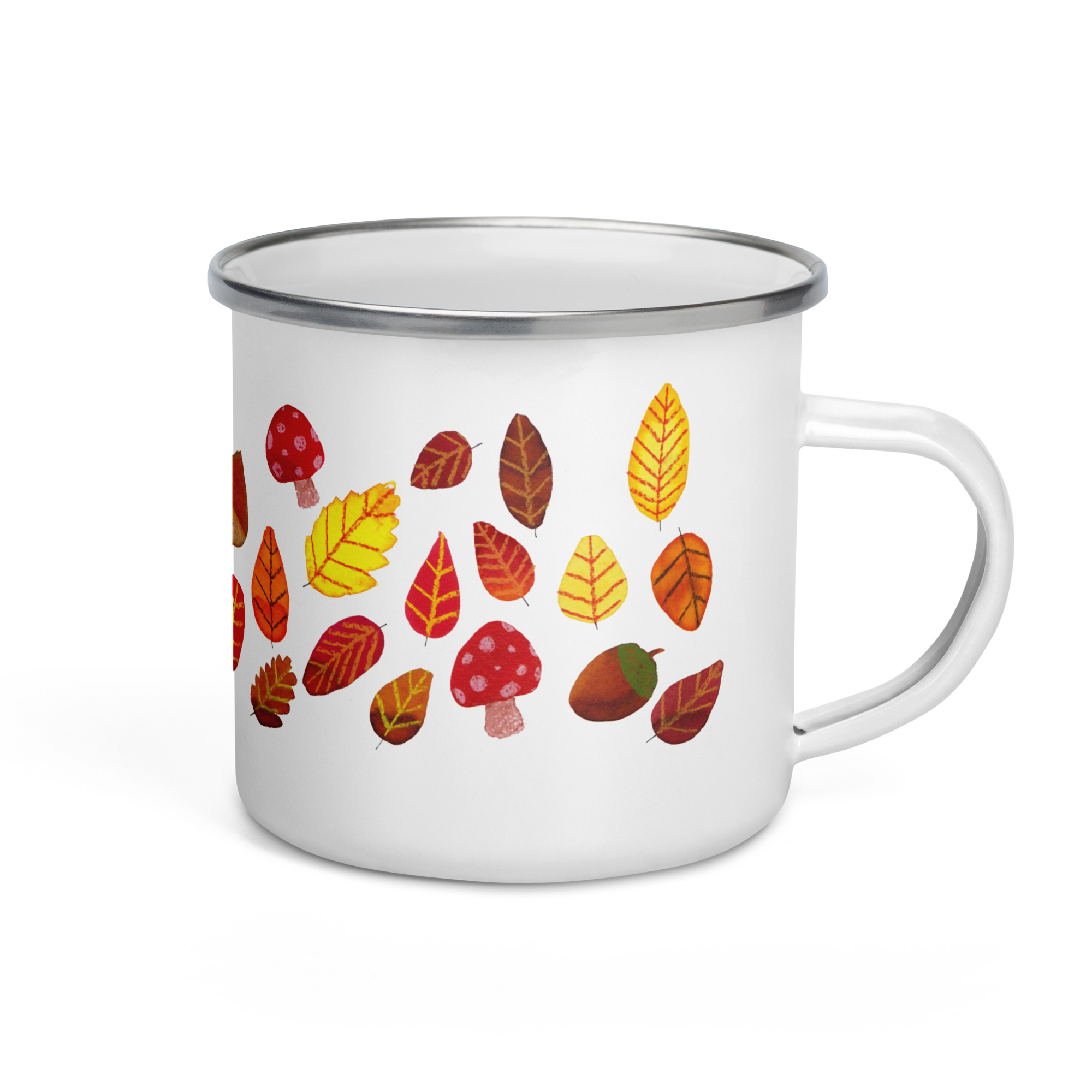 Taza esmaltada de otoño - Imagen 5