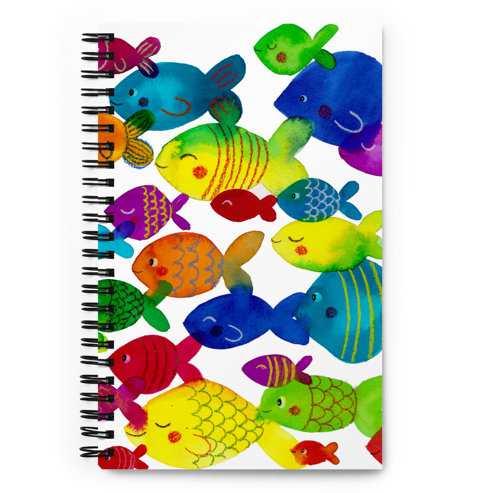 Libreta de peces de colores
